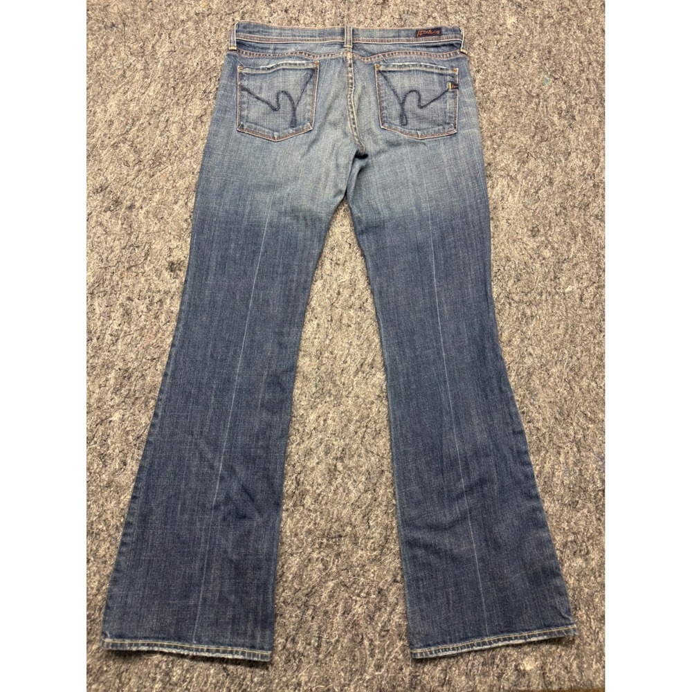 Citizens of Humanity Ingrid 002 Low Waist Flare Jeans Medium Wash Stretch 32x32 - Picture 13 of 15